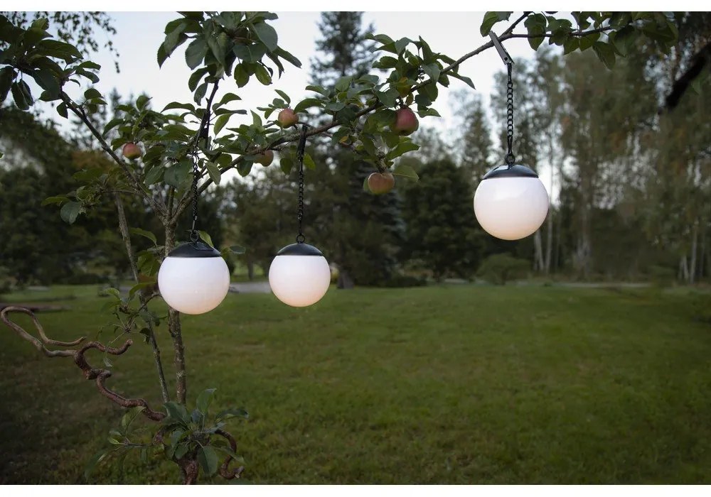 Комплект от 3 висящи слънчеви лампи за открито, ø 10 см Globus - Star Trading