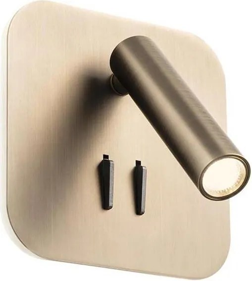 Redo 01-4473 - LED стенно осветително тяло QUDA LED/6W/230V+LED/3W CRI 90 бронзово