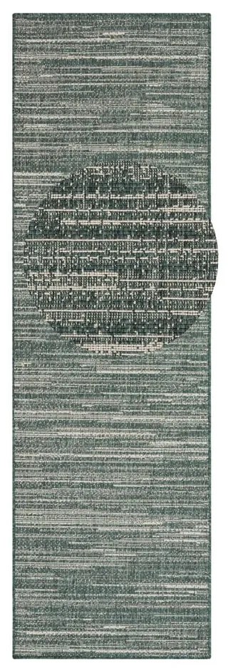 Зелен външен килим с протектор 350x80 cm Gemini - Elle Decoration