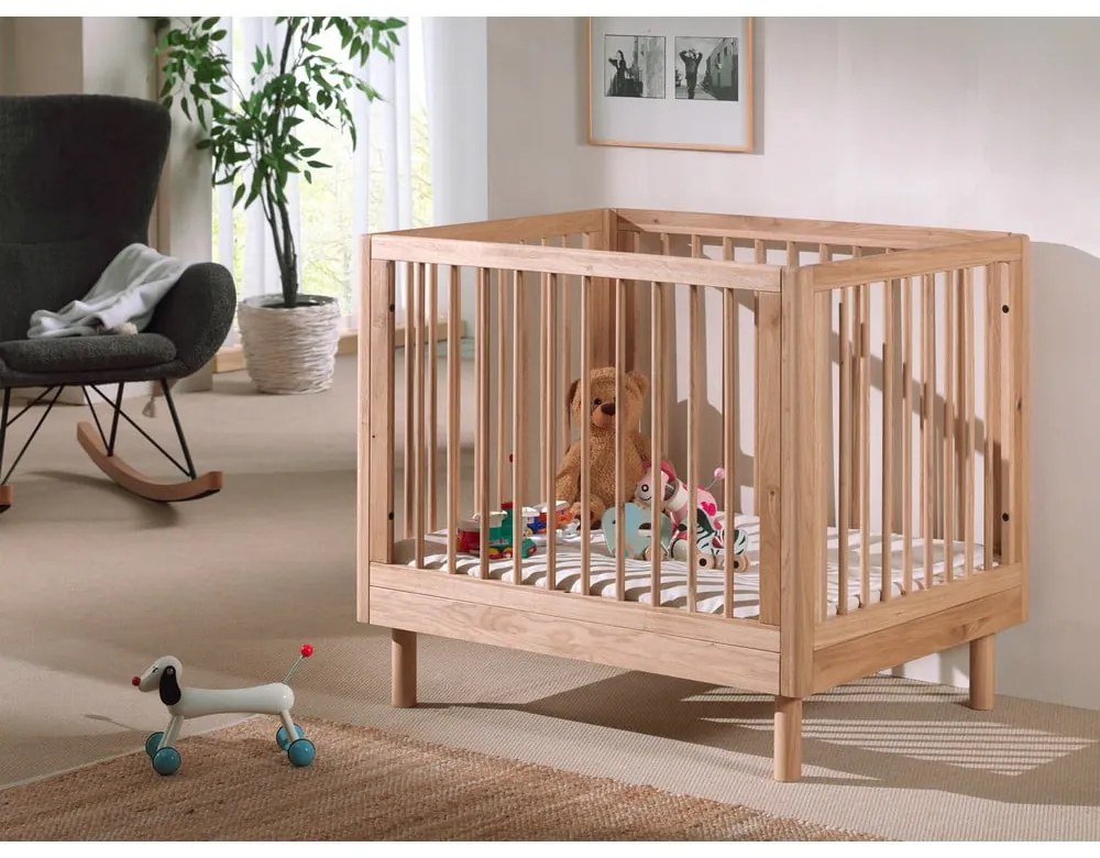 Кошара за игра от масивен дъб в естествен цвят 95x75 cm Forrest – Vipack