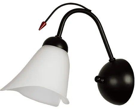 Аплик КАМЕЛИЯ, черен, 1xE27