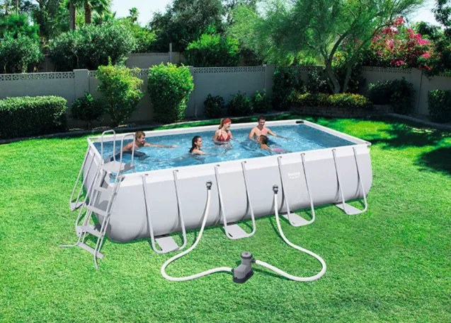 Bestway - Правоъгълен басейн с тръбна конструкция 549 х 274 х 122см
