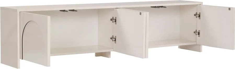 Кремава маса за телевизор 180x45x32 cm Aurelia – Kalune Design