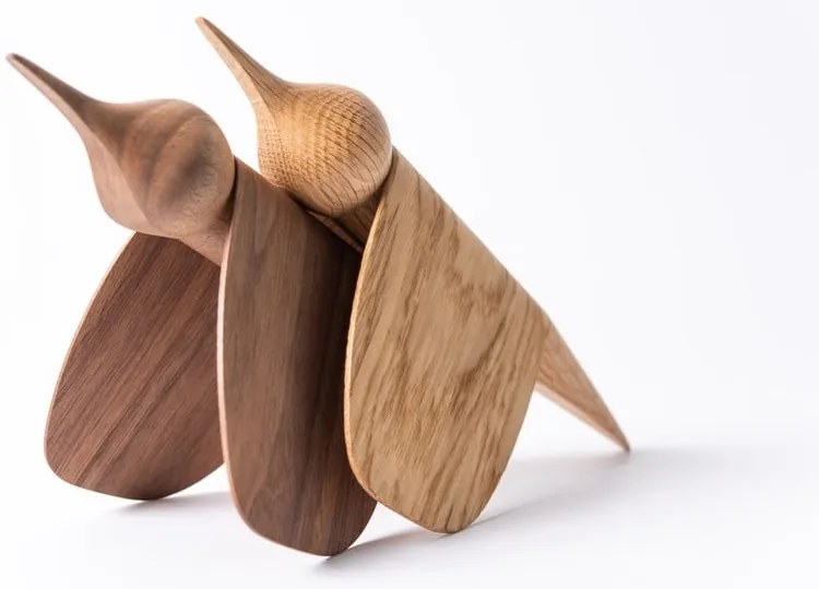 Статуя от дъбово дърво (височина 11,5 cm) Tica – Gazzda