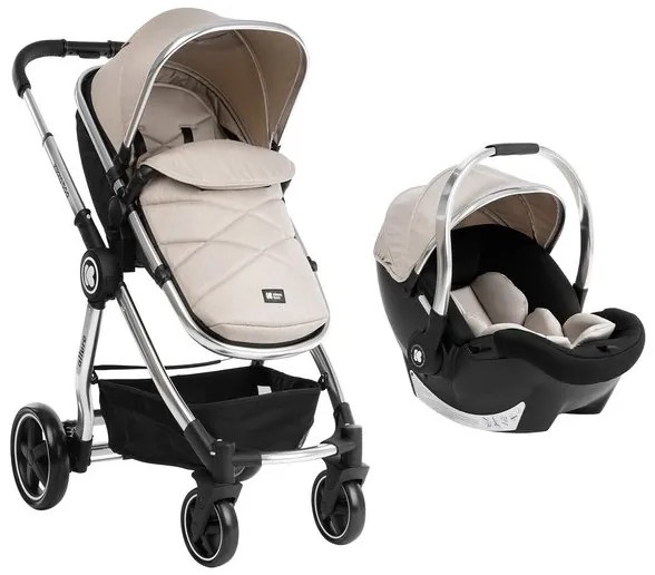 Бебешка количка 3в1 Allure KIKKABOO - Beige
