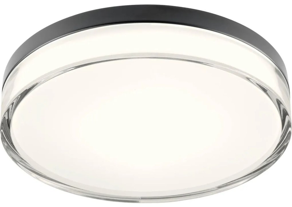 Redo 01-3736 - LED Плафониера FRISBI LED/18W/230V 3000/4000K IP44 черен