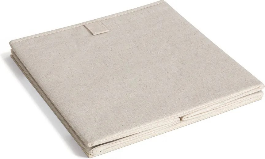 Бежова текстилна кутия за съхранение 32x31,5x31,5 cm Soft Storage Cube – Bigso
