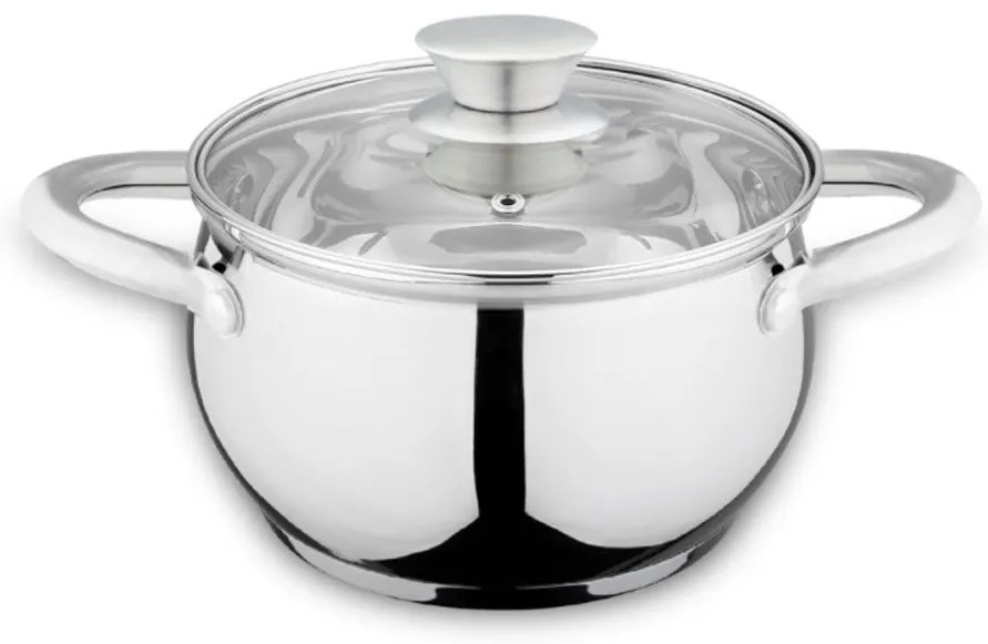 Тенджера с капак SAPIR SP 1210 QI24, 5.5 литра, 24x13.5 см, Многослойно дъно, Индукция, Инокс