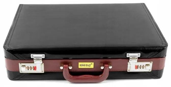 Комплект прибори за хранене Kinghoff KH 3509, 72 части, За 12 човека, Куфар, Неръждаема стомана, Сребрист