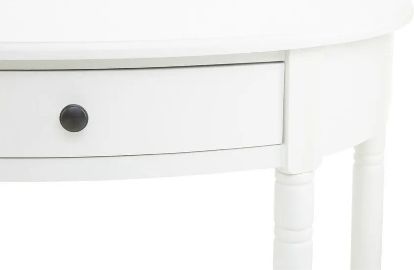 Бяла конзолна маса от масивен бор 32x93 cm Heritage – Premier Housewares