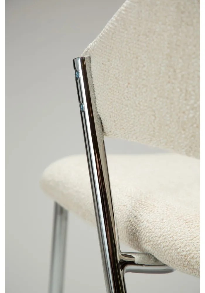 Кремав тапициран трапезен стол Zone – DAN-FORM Denmark