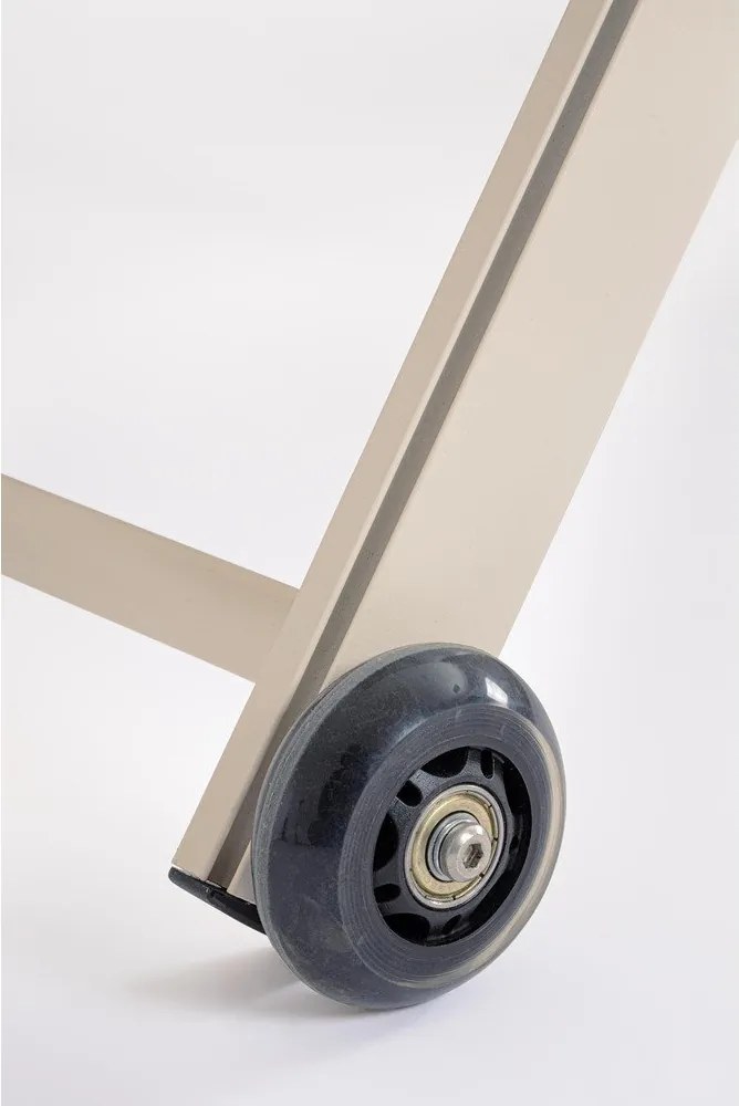 Градински шезлонг метален в естествен цвят Taylor – Bizzotto