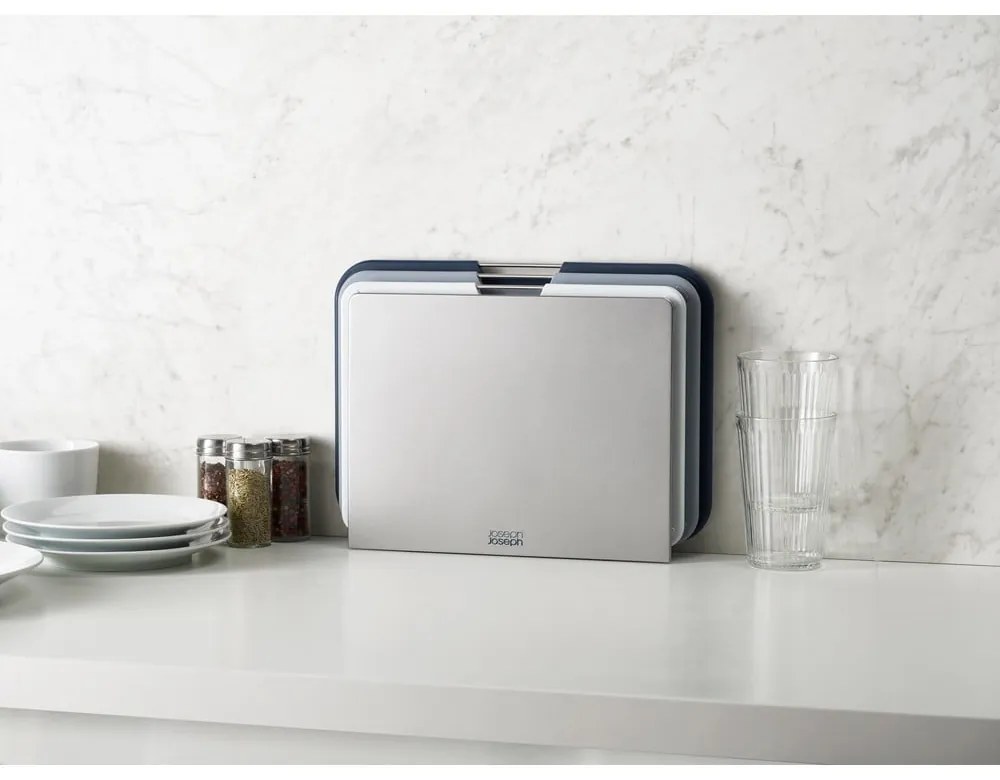 Комплект от 3 дъски за рязане и поставка, 35,5 x 26 cm Nest - Joseph Joseph