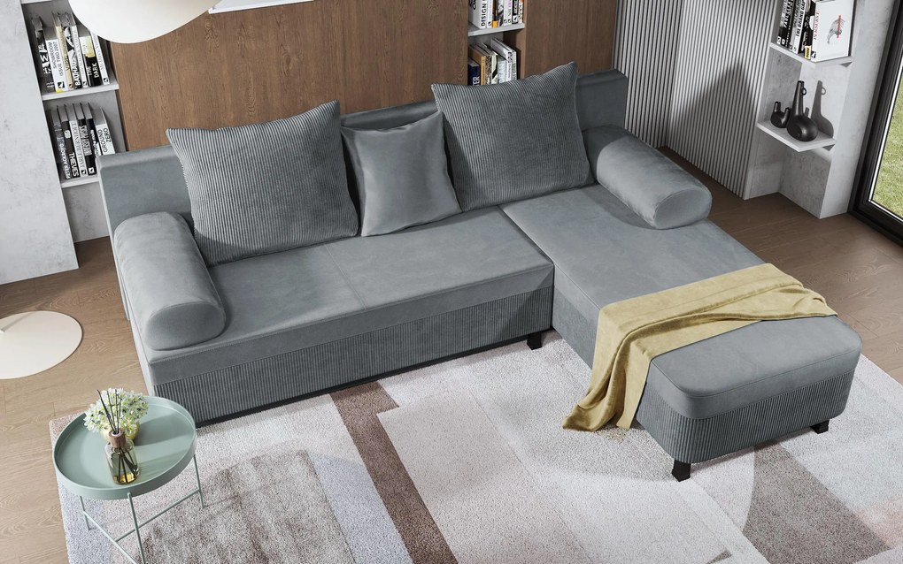 Разтегателен ъглов диван Делано