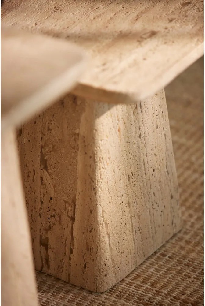 Странична масичка с скаменен плот за маса 45x45 cm Kepami – Light &amp; Living