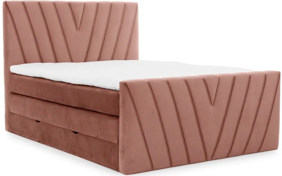 Тапицирано легло Alba-Kafe Skouro-180 x 200