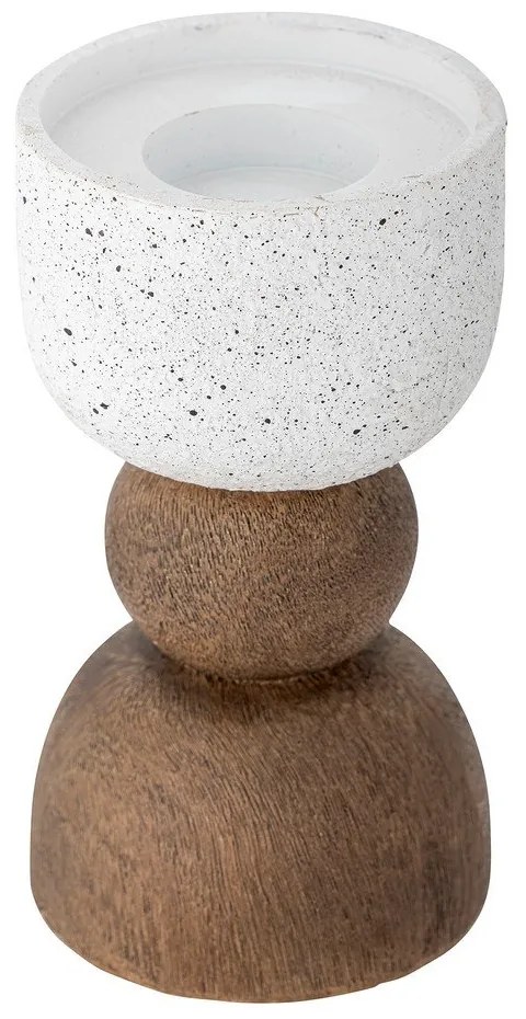 Свещник от полирезин Marjun - Bloomingville