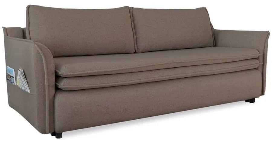 Кафяв разтегателен диван Charming Charlie - Miuform