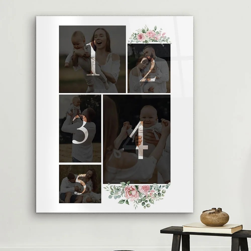 Стъклено пано със снимки - Красиви спомени