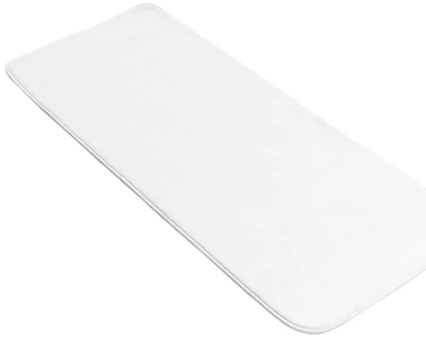 Бял килим за баня 50x120 cm Vitamine – douceur d'intérieur