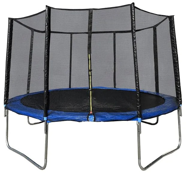 Jump Pro градински батут 3,63 м (12ft) син с мрежа и стълба