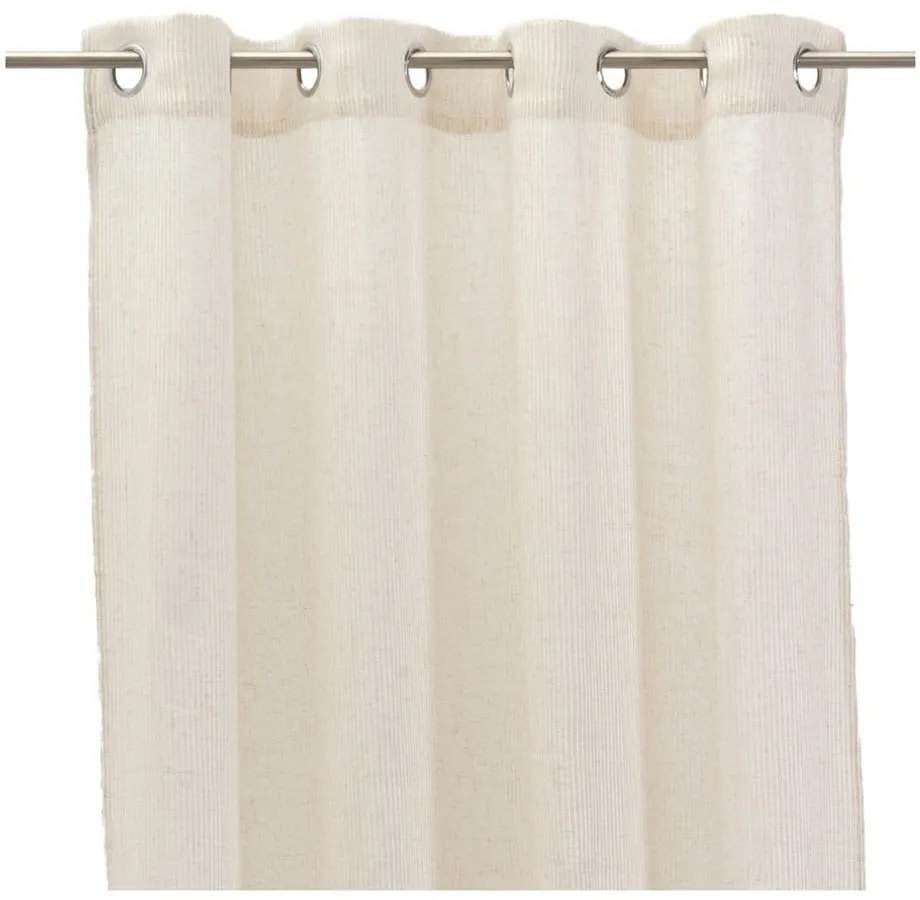 Бежова завеса със смес от лен 140x260 cm Fifties – Casa Selección