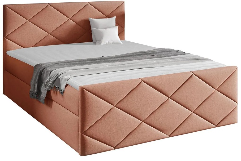 Тапицирано легло Herkules-Prasino-160 x 200