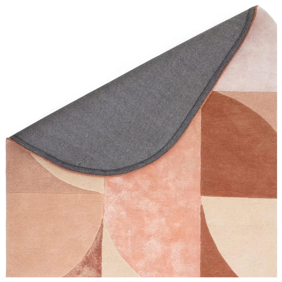Розов вълнен килим 200x300 cm Earth - Asiatic Carpets
