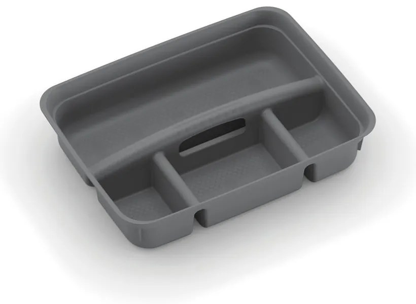 Сив пластмасов разделител за кутия за съхранение 35,5x26,5x8,5 cm K Latch Box – KIS