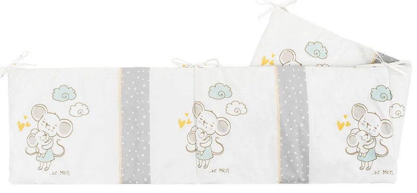 KIKKA BOO Обиколник за легло 180 см. JOYFUL MICE