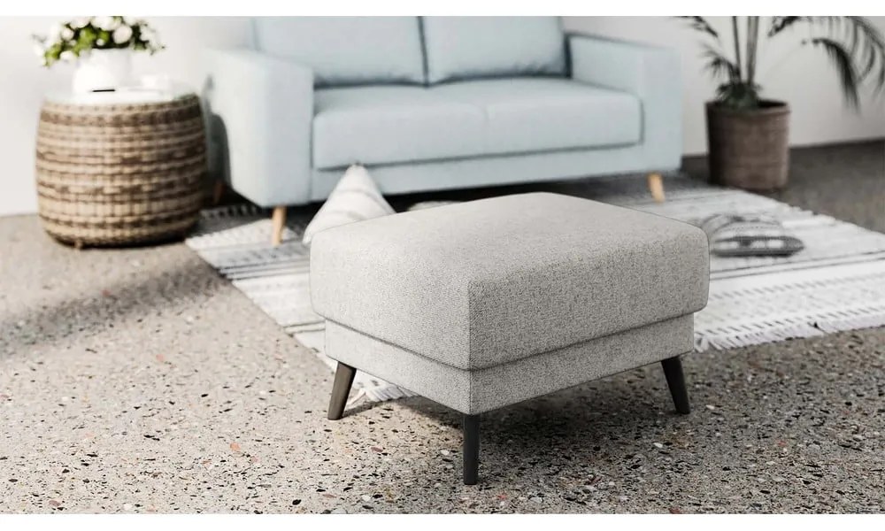 Кремава табуретка за крака Fynn - Ghado