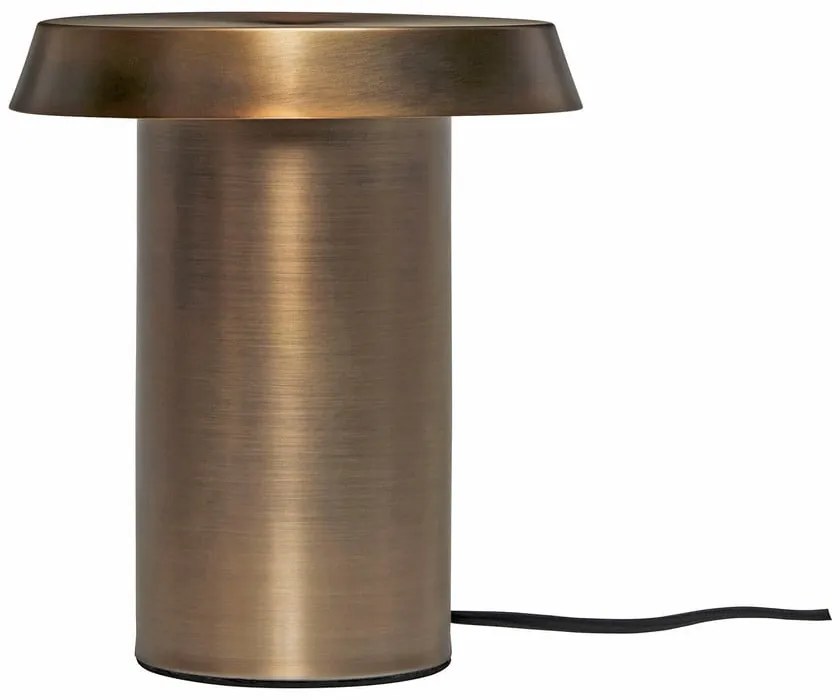 Кафява метална настолна лампа Keen - Hübsch