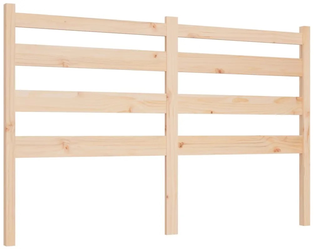 818410 vidaXL Горна табла за легло, 126x4x100 см, бор масив