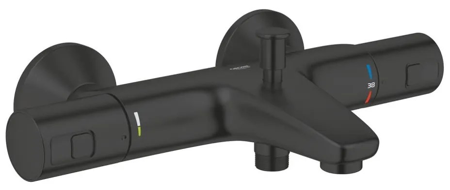 GROHE 345982430 - Термостатен смесител за вана PRECISION START 168 mm черен