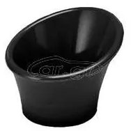 Alkan - Меламинова купичка малка скосена черна 4x7,5x6см AN-(K-1963)