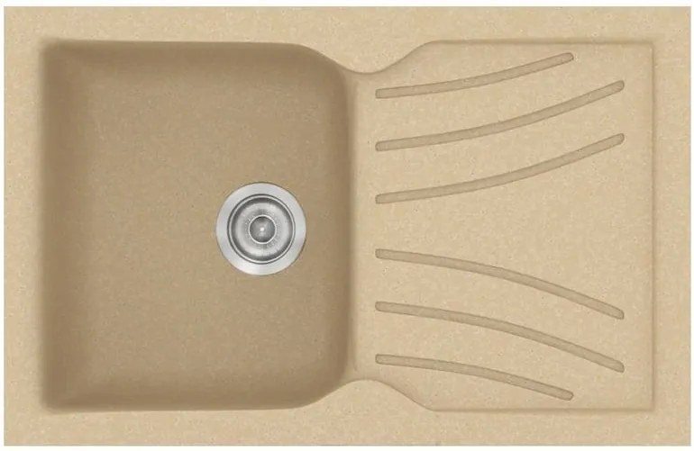 Мивка Sanitec 337-Granite Cappucino