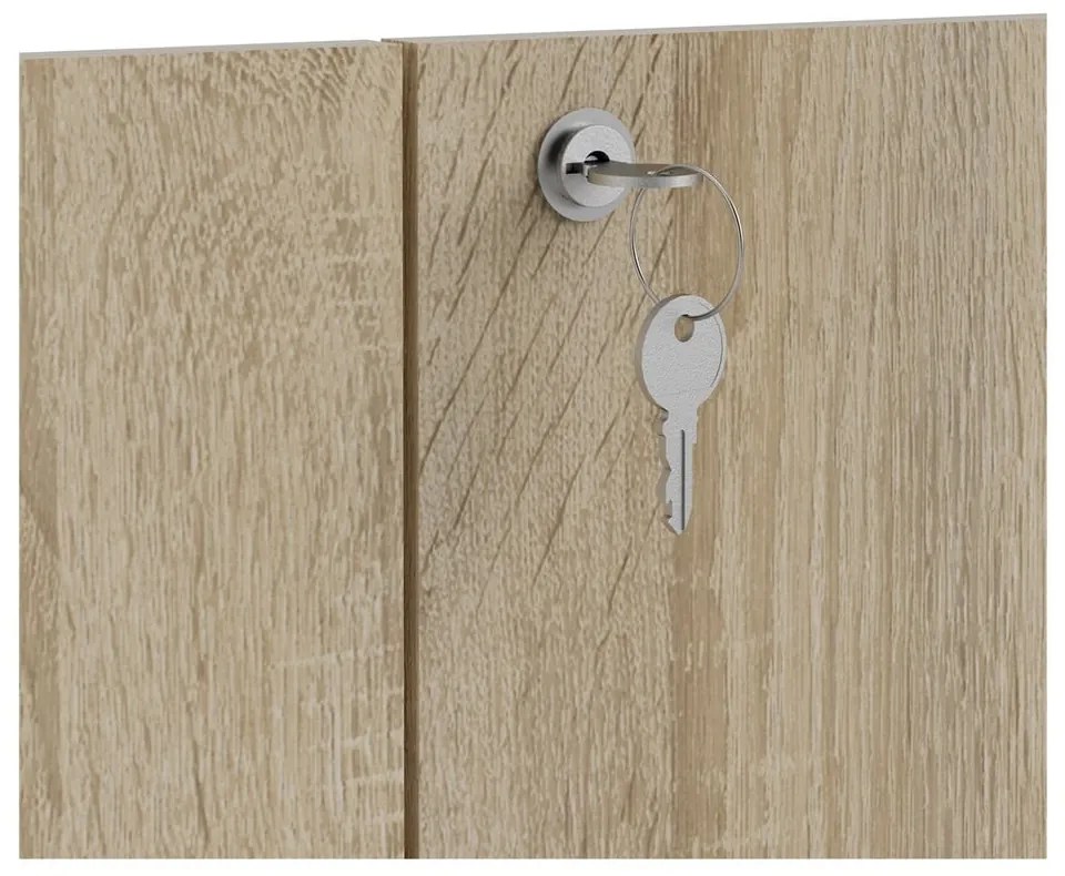 Компонент - врата в дъбов декор в естествен цвят 84x105 cm Prima - Tvilum