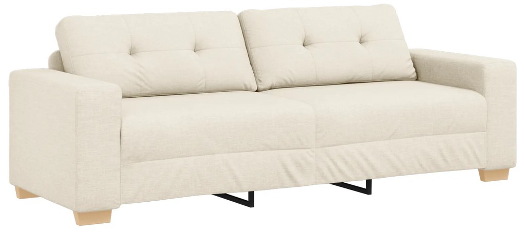 4105097 vidaXL Диван за 3-ма от лен, 180 см