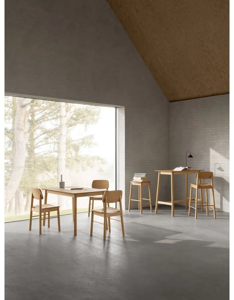 Бар стол в естествен цвят (височина на седалката 74,5 cm) Barlow – Actona