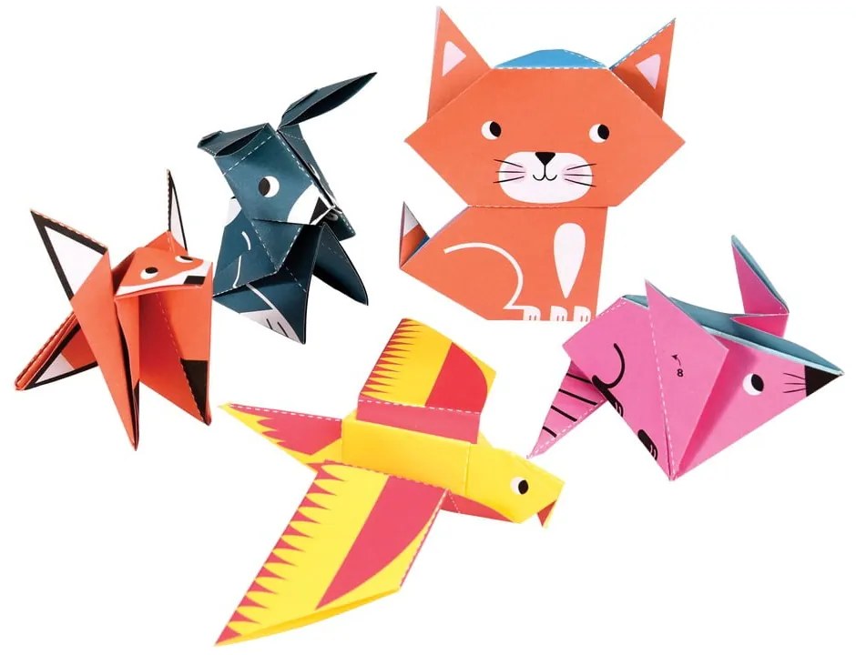 Хартиени пъзели Animals Origami – Rex London