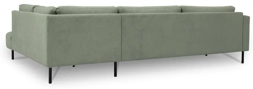 Зелен ъглов диван (десен ъгъл) Hero – Scandic