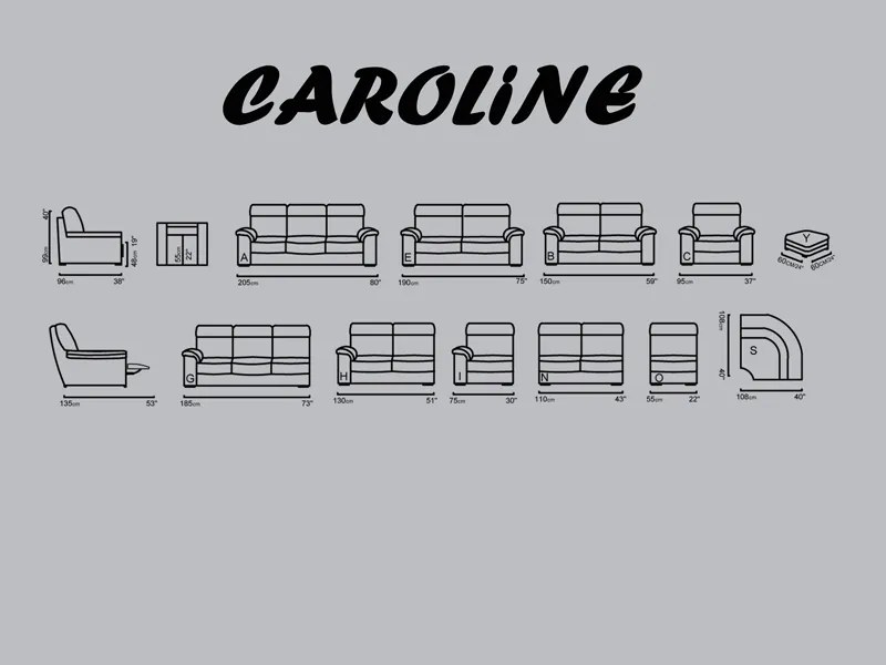 МОДУЛЕН ДИВАН CAROLINE