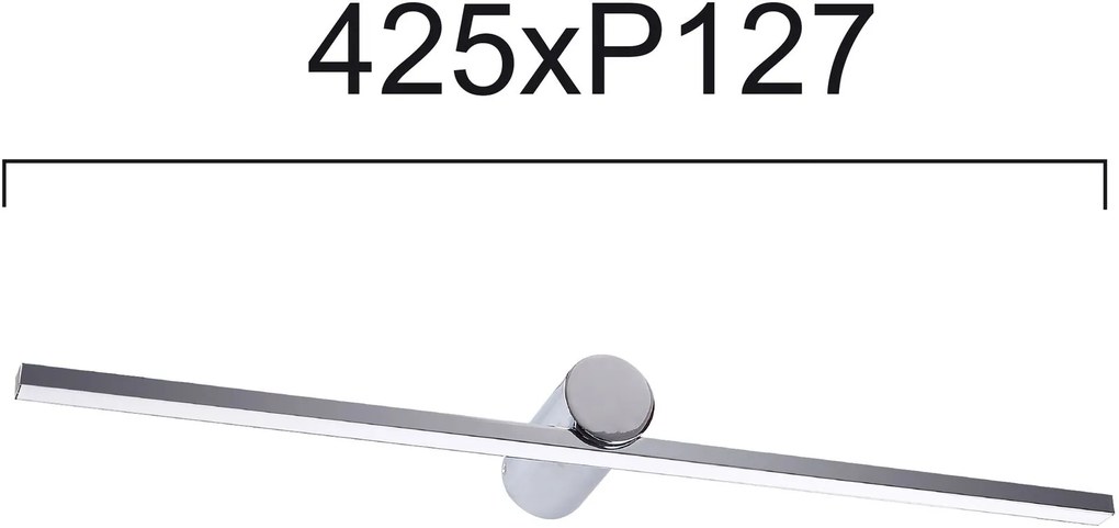 Лампа за баня Viokef Rocco-Дължина: 40 см.-Хром