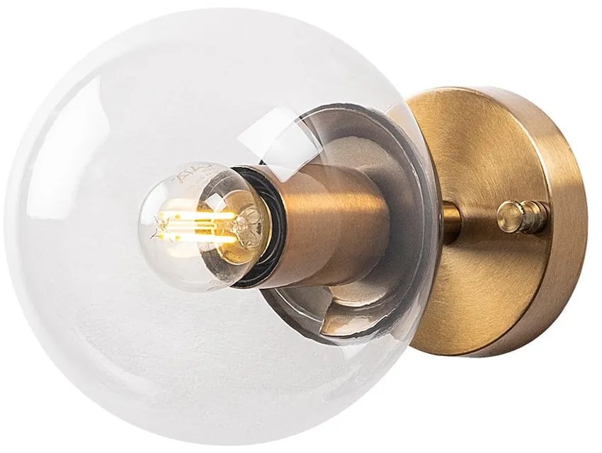 Стенна лампа в бронзов цвят ø 15 cm Atmaca – Opviq lights