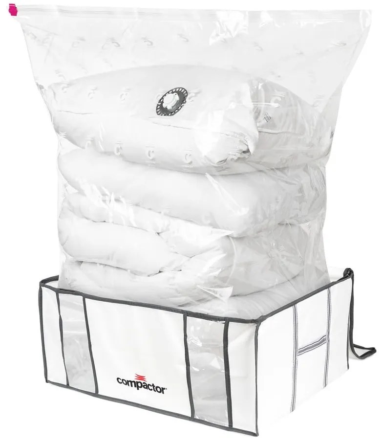 Вакуумна подсилена текстилна кутия за съхранение на дрехи 65x45x26,5 cm Life – Compactor