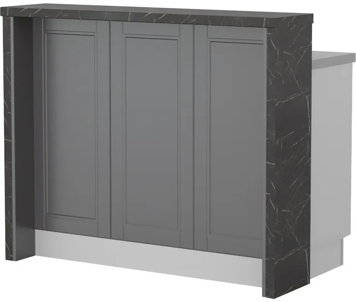 Бар Пейка Tahoma-Length: 120 cm-Graphite-Siena Marble