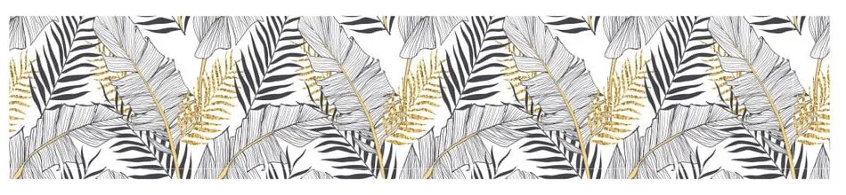 Стикер за прозорец 200x40 cm Classy Palm Leaves - Ambiance