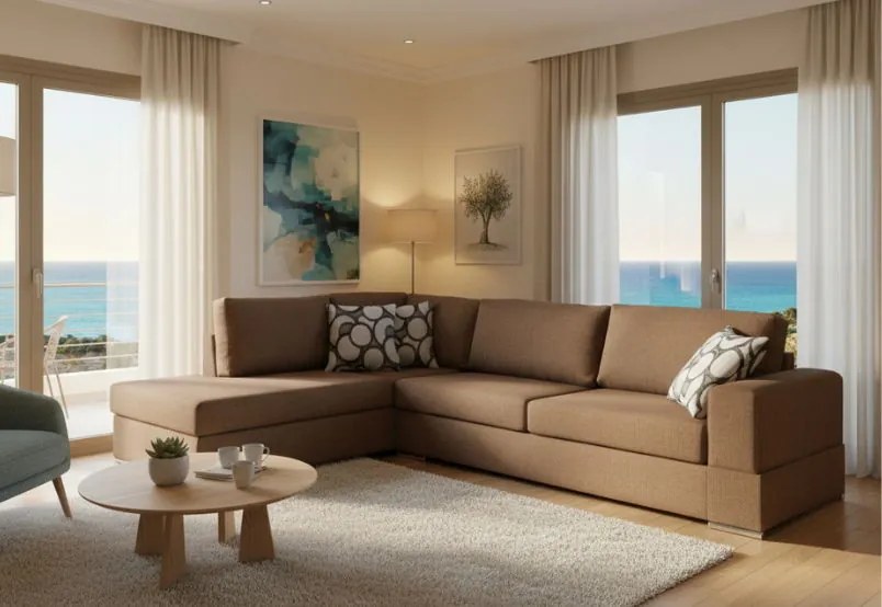 Ъгъл диван Must-Right-295φ 230β cm.-MInk