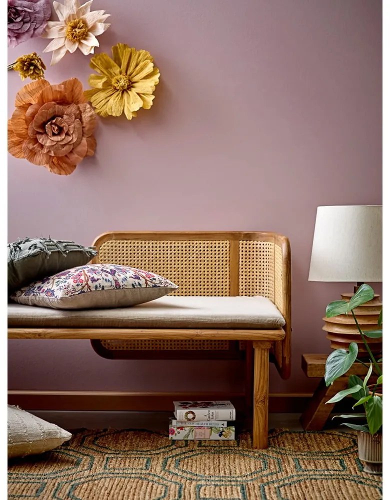 Настолна лампа в тъмно естествен цвят с текстилен абажур (височина 54 cm) Svale – Bloomingville