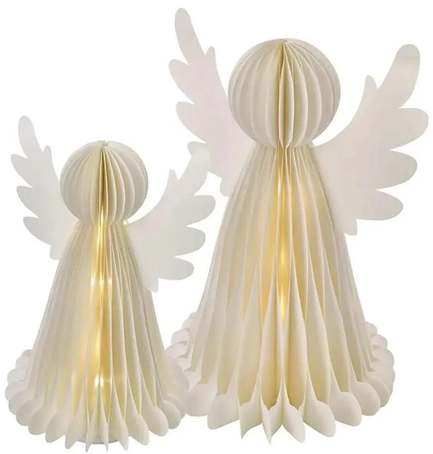 LED Коледна украса 20xLED/6xAA ангели